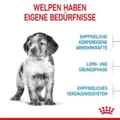 Royal Canin Medium Puppy Trockenfutter Für Welpen Mittelgroßer Hunderassen -Günstiges Wuff Pflege Geschäft 0053769 royal canin medium puppy trockenfutter fur welpen mittelgroser hunderassen