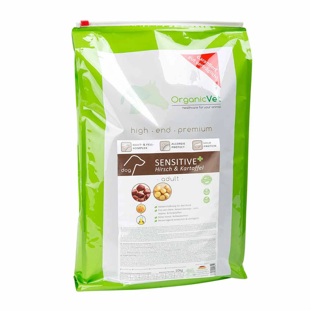 OrganicVet Sensitive Hirsch Trockenfutter Für Hunde 4 OrganicVet Sensitive Hirsch Trockenfutter Für Hunde – Bild 2