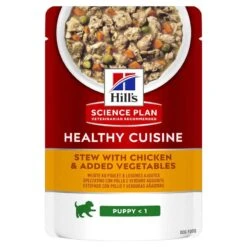 Hills Science Plan Healthy Cuisine Puppy Medium & Large Breed Ragout Mit Huhn Und Zugefügtem Gemüse