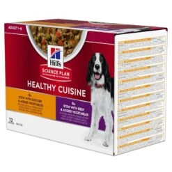 Hills Science Plan Healthy Cuisine Adult Ragout Frischebeutel Multipack