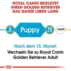 Royal Canin Golden Retriever Puppy Welpenfutter Trocken -Günstiges Wuff Pflege Geschäft 0054626 royal canin golden retriever puppy welpenfutter trocken