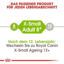 Royal Canin X-Small Ageing 8+ Trockenfutter Für ältere Sehr Kleine Hunde -Günstiges Wuff Pflege Geschäft 0054906 royal canin x small ageing 8 trockenfutter fur altere sehr kleine hunde