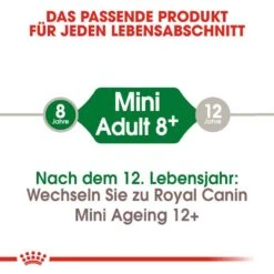 Royal Canin Mini Adult 8+ Trockenfutter Für ältere Kleine Hunde -Günstiges Wuff Pflege Geschäft 0054924 royal canin mini adult 8 trockenfutter fur altere kleine hunde