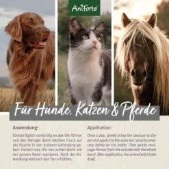 AniForte VET Ohrenreiniger -Günstiges Wuff Pflege Geschäft 0056316 aniforte vet ohrenreiniger