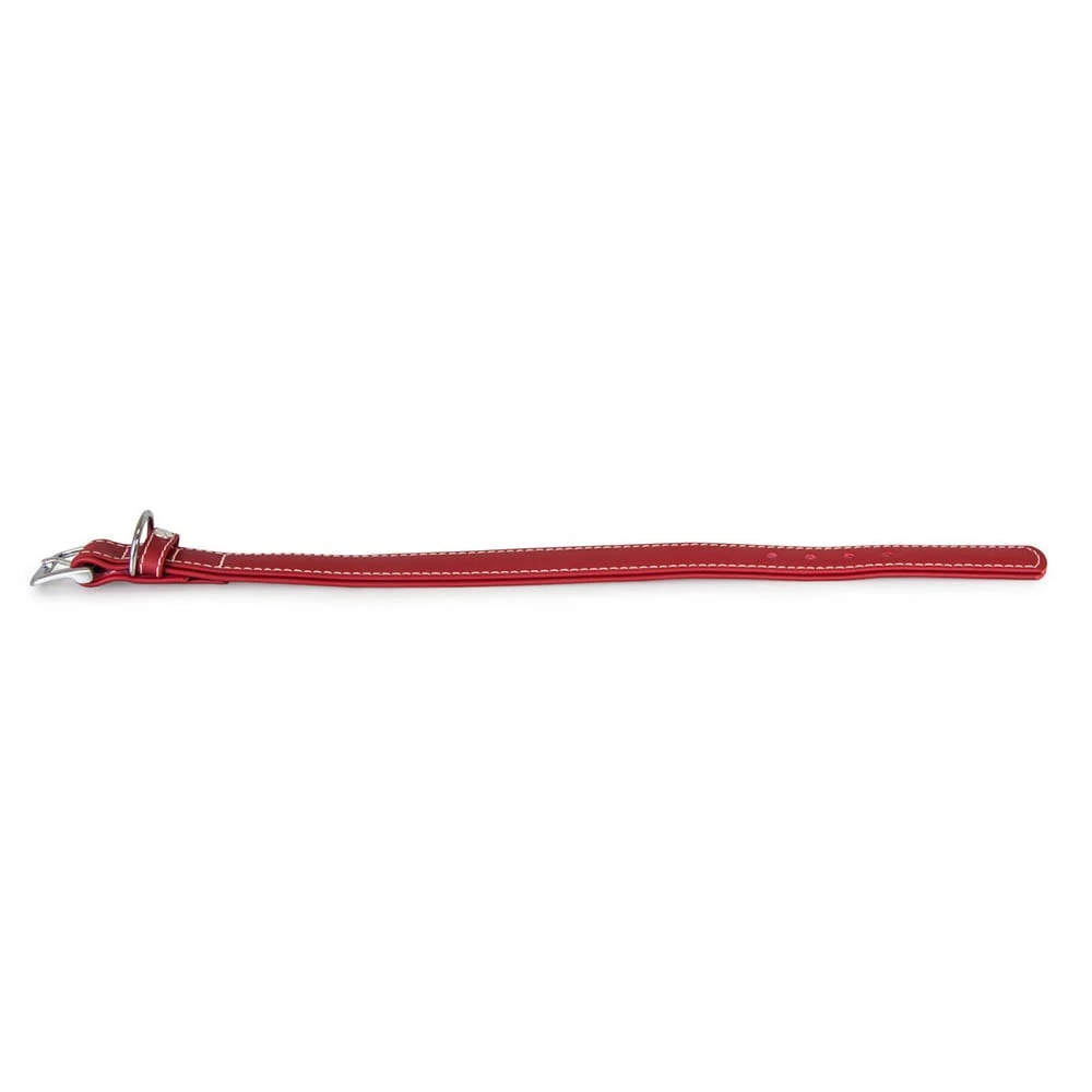 Das Lederband Barcelona Halsband Indian-Red 4 Das Lederband Barcelona Halsband Indian-Red – Bild 2