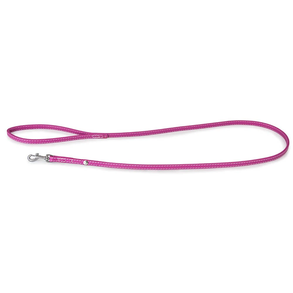 Das Lederband Barcelona Leine Rose-Violet 3 Das Lederband Barcelona Leine Rose-Violet