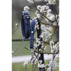 Das Lederband Barcelona Halsband Black -Günstiges Wuff Pflege Geschäft 0058573 das lederband barcelona halsband black