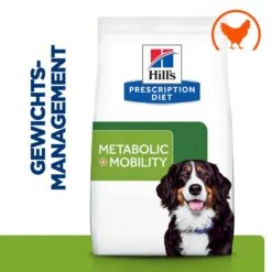 Hills Prescription Diet Metabolic + Mobility Trockenfutter Für Hunde Mit Huhn -Günstiges Wuff Pflege Geschäft 0060232 hills prescription diet metabolic mobility trockenfutter fur hunde mit huhn