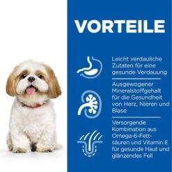 Hills Science Plan Mature Adult 7+ Small & Mini Trockenfutter Für Kleine Hunde Mit Huhn -Günstiges Wuff Pflege Geschäft 0060246 hills science plan mature adult 7 small mini trockenfutter fur kleine hunde mit huhn