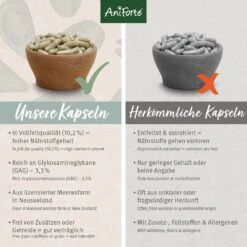 AniForte Grünlippmuschel Kapsel -Günstiges Wuff Pflege Geschäft 0061548 aniforte grunlippmuschel kapsel