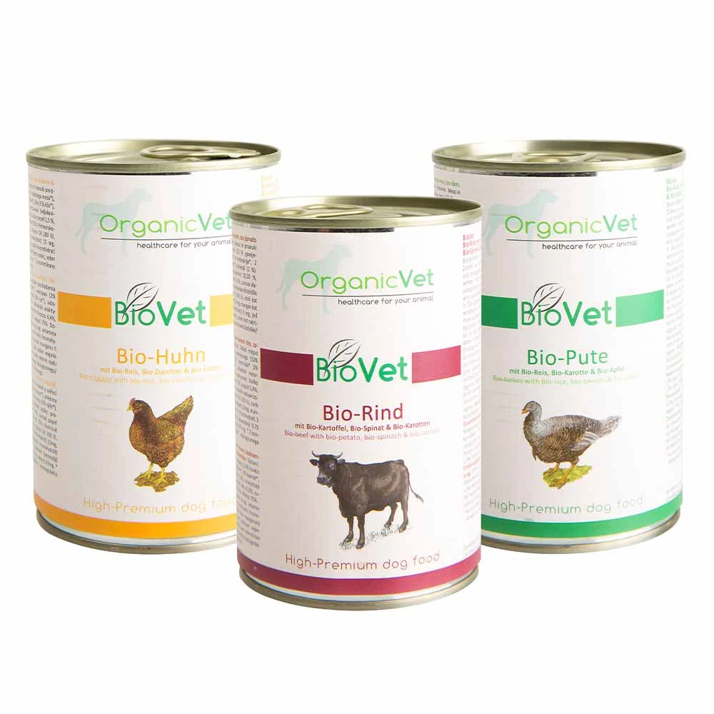 Günstiges Wuff Pflege Geschäft -Günstiges Wuff Pflege Geschäft 0053948 organicvet hund biovet rind huhn pute nassfutter fur hunde