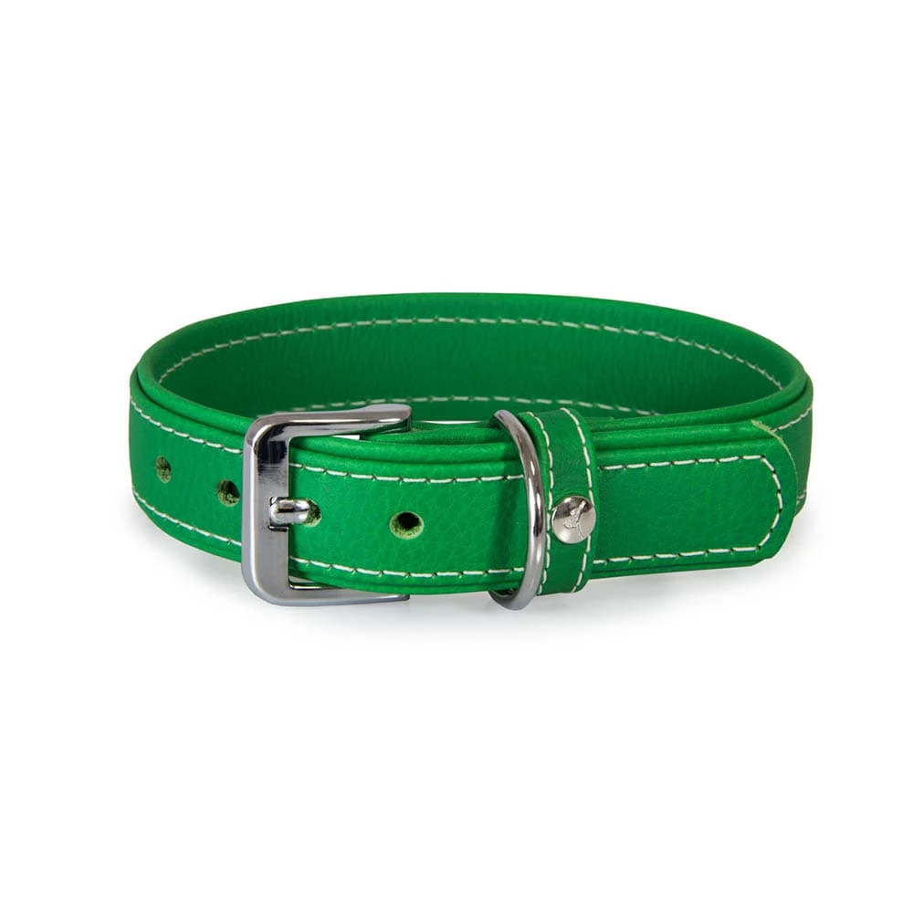 Günstiges Wuff Pflege Geschäft -Günstiges Wuff Pflege Geschäft 0056812 das lederband barcelona halsband summer green